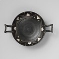 Terracotta kylix (drinking cup), Terracotta, Greek, South Italian, Campanian