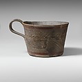 Terracotta straight-sided cup, Terracotta, Minoan
