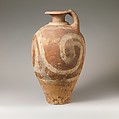 Terracotta jug with spirals, Terracotta, Minoan