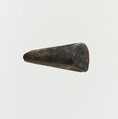 Small hornblende triangular axe, Stone, Cretan