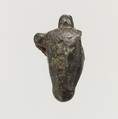 Steatite (?) pendant in the form of a bull's head, Steatite ?, Minoan