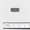 Sapphirine chalcedony rectangular prism, Chalcedony, Minoan