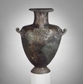 Bronze hydria (water jar), Bronze, Greek