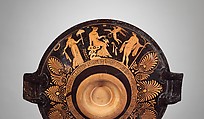 Terracotta lekanis (dish), Attributed to the V. and A. Group, Terracotta, Greek, South Italian, Apulian