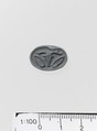 Steatite triangular prism, Serpentine (burnt), Minoan