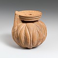 Terracotta aryballos (oil flask), Terracotta, East Greek ?