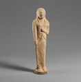 Terracotta statuette of a young woman, Terracotta, East Greek