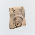 Fragment of a terracotta relief, Terracotta, Greek, Cretan