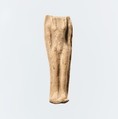 Terracotta statuette of a female figure, Terracotta, Greek, Cretan