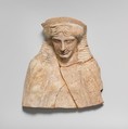 Terracotta bust of a man, Terracotta, Greek