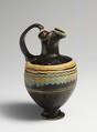 Glass oinochoe (perfume jug), Glass, Greek, Eastern Mediterranean