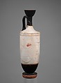 Terracotta lekythos (oil flask), Attributed to the Painter of Athens 1934, Terracotta, Greek, Attic