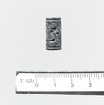 Haematite cylinder seal, Haematite, Minoan, Aegeo-Cypriot