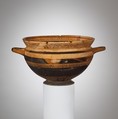 Terracotta skyphos (deep drinking cup), Terracotta, East Greek