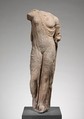 Marble statue of Aphrodite, the so-called Venus Genetrix, Adaptation of work attributed to Kallimachos, Marble, Roman