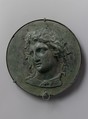 Bronze box mirror, Bronze, Greek