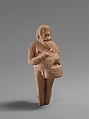 Terracotta statuette of an actor, Terracotta, Greek