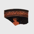 Fragment of a terracotta calyx-krater (bowl for mixing wine and water), Chicago Painter, Terracotta, Greek, Attic