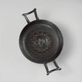 Terracotta stemless kylix (drinking cup), Terracotta, Greek, South Italian, Campanian, Calenian
