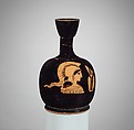 Terracotta squat lekythos (oil flask), Terracotta, Greek, Attic