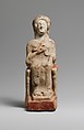 Terracotta statuette of a seated woman, Terracotta, Greek, probably Attic