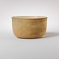 Glass bowl with cut decoration, Glass, Roman