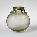 Glass aryballos (oil bottle), Glass, Roman, Eastern Mediterranean