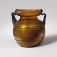Glass jar, Glass, Roman, Palestinian
