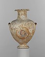 Terracotta Hadra hydria (water jar), Terracotta, Greek, Ptolemaic, Egyptian
