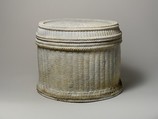 Marble cinerary urn with lid, Marble, Roman
