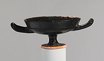 Terracotta kylix (drinking cup), Terracotta, Greek, Attic