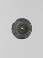 Lead disk with a hole in the center, Lead, Greek, Laconian