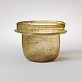 Glass cup, Glass, Roman