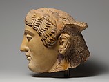 Terracotta head of a woman, probably a sphinx | Greek | Archaic | The ...