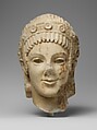 Marble head of Athena, Marble, Island, Roman
