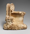 Marble fragment of a volute krater, Marble, Roman