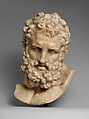 Marble head of Herakles, Marble, Parian ?, Roman