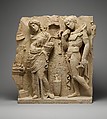 Limestone funerary relief, Limestone, Greek, South Italian, Tarentine