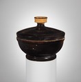Terracotta covered bowl, Terracotta, Greek, Attic
