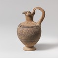 Glass oinochoe (perfume jug), Glass, Greek, Eastern Mediterranean