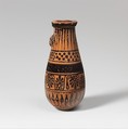 Terracotta alabastron (perfume vase), Terracotta, Greek, Attic