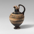 Glass oinochoe (perfume jug), Glass, Greek, Eastern Mediterranean