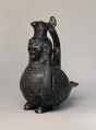 Terracotta jug in the shape of a siren, Terracotta, Etruscan