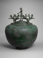 Bronze cinerary urn with lid, Bronze, Etruscan, Campanian