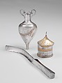 Silver strigil (scraper), Silver, Possibly South Italian or Etruscan