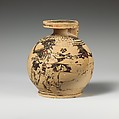 Terracotta aryballos (oil flask), Otterlo Painter, Terracotta, Greek, Corinthian