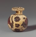 Terracotta aryballos (oil flask), Terracotta, Greek, Corinthian