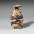 Terracotta alabastron (perfume vase), Terracotta, Greek, Corinthian