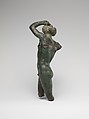 Bronze statuette of a youth dancing, Bronze, Greek