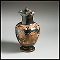 Oinochoe, Terracotta, Greek, Attic